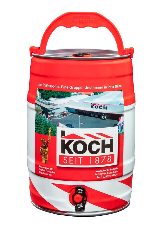 Partyfass im Koch Dach Design