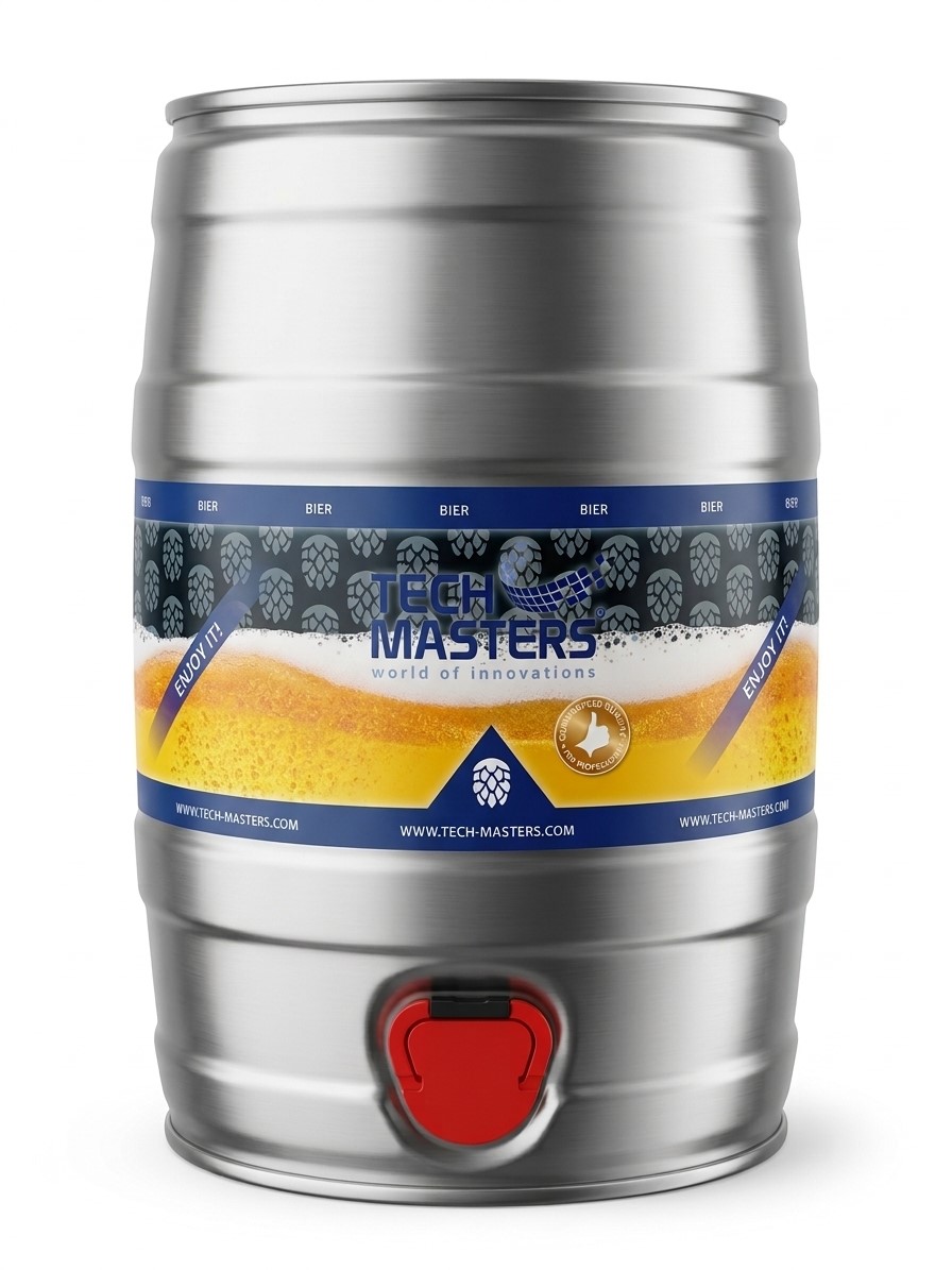5-Liter Partyfass mit individuellem Firmendesign